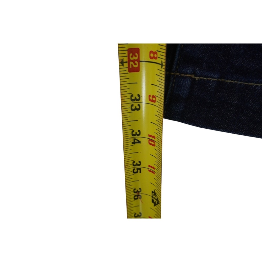Gap 1969 Long & Lean Bootcut Jeans Womens 26/2L Blue Whiskering Denim Cotton - Picture 5 of 13